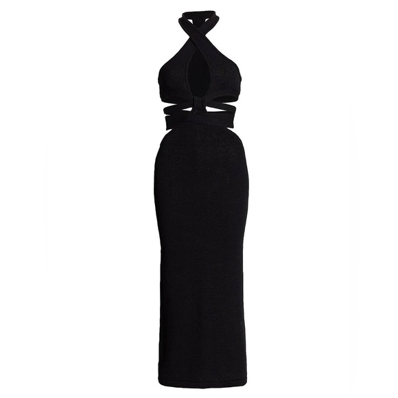 Cult Gaia Aziza knit dress black xs KD1904YNBLCXS - Picture 7 of 8
